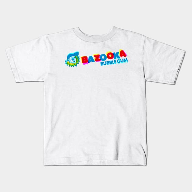 Bazooka Joe Kids T-Shirt by HAPPY TRIP PRESS